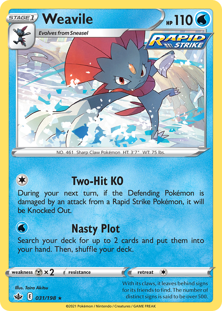 Weavile card