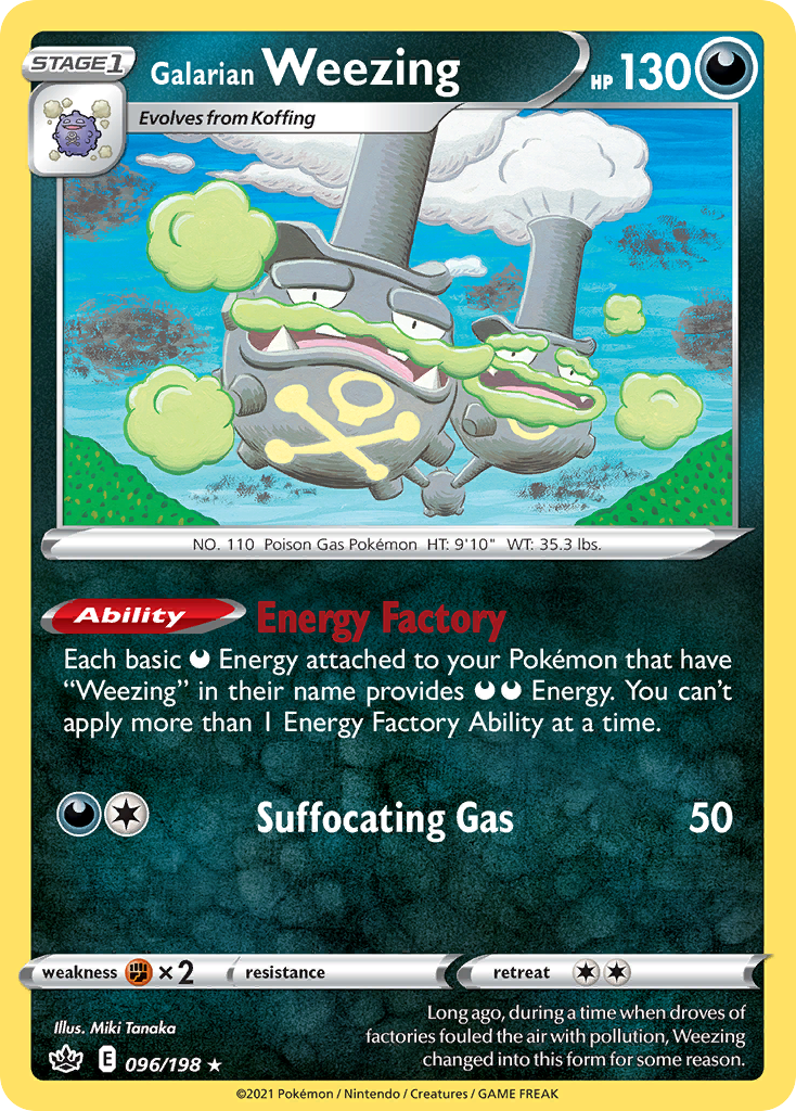 Galarian Weezing card