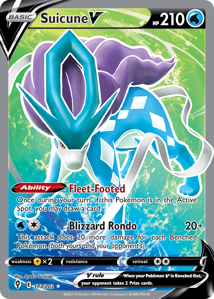 Suicune V card