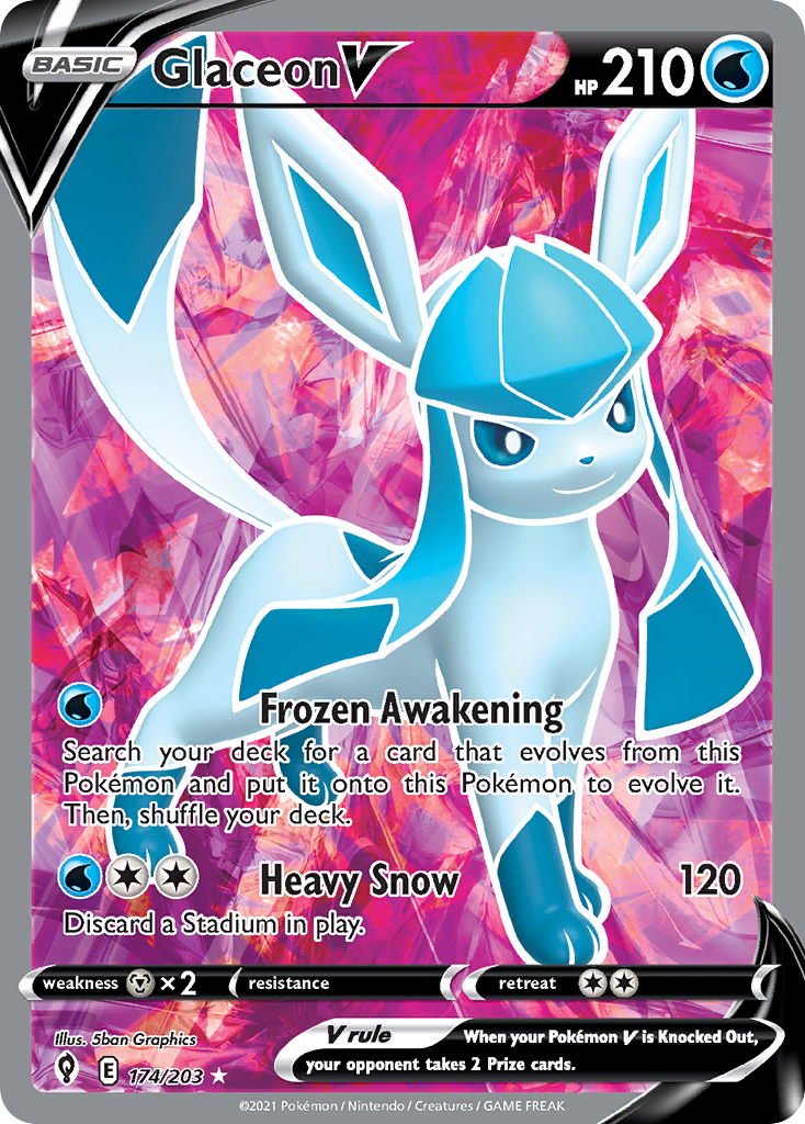 Glaceon V card