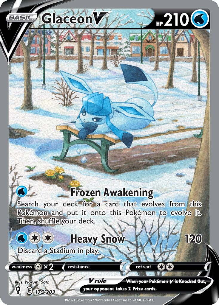 Glaceon V card