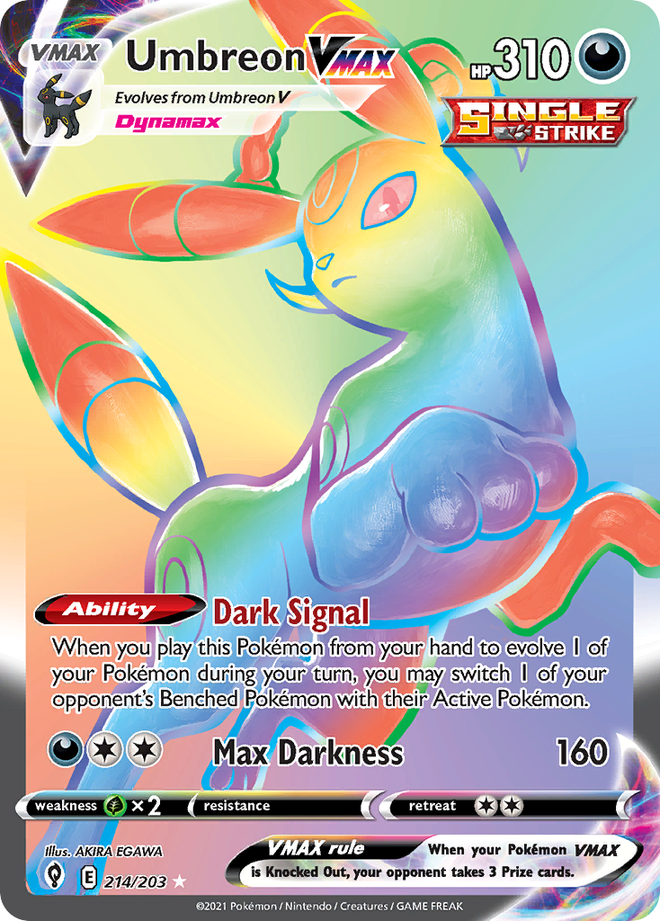 Umbreon VMAX card