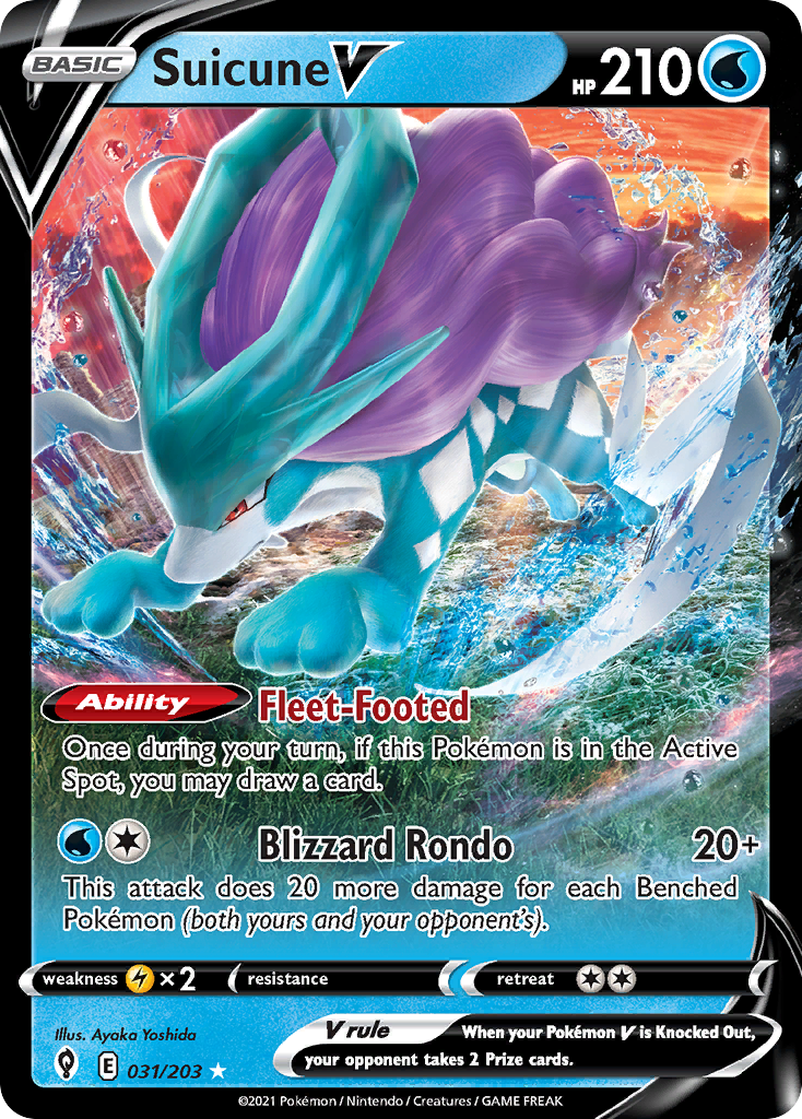 Suicune V card