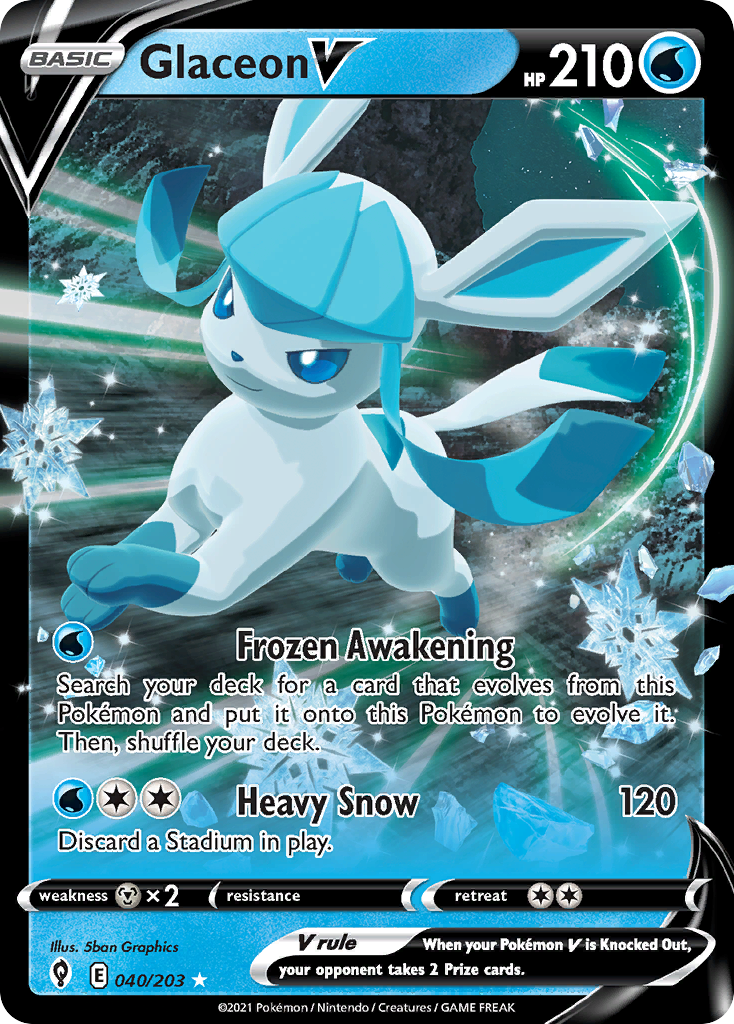 Glaceon V card