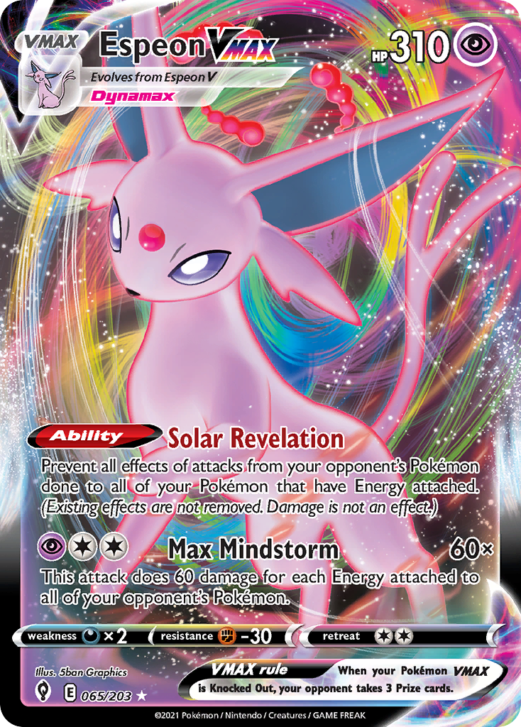 Espeon VMAX card