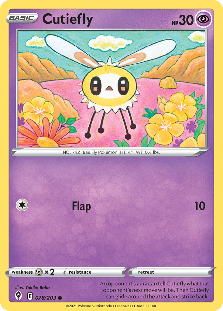 Cutiefly card