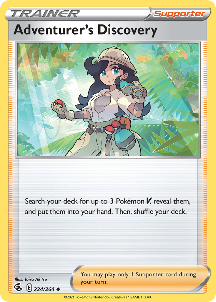 Adventurer's Discovery card