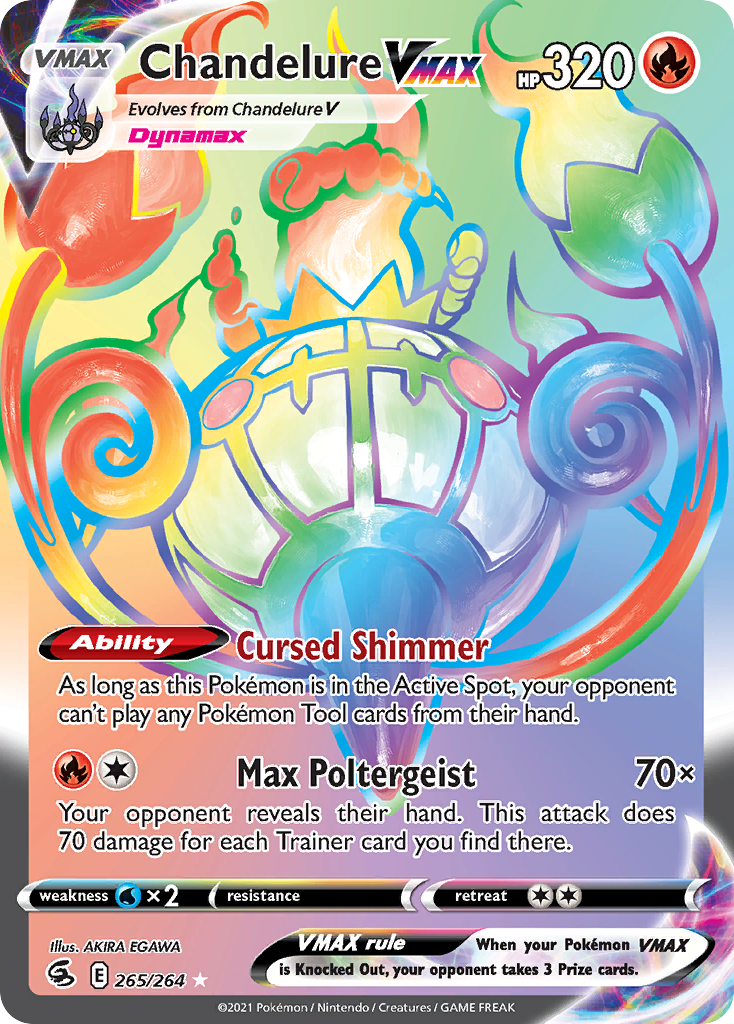 Chandelure VMAX card