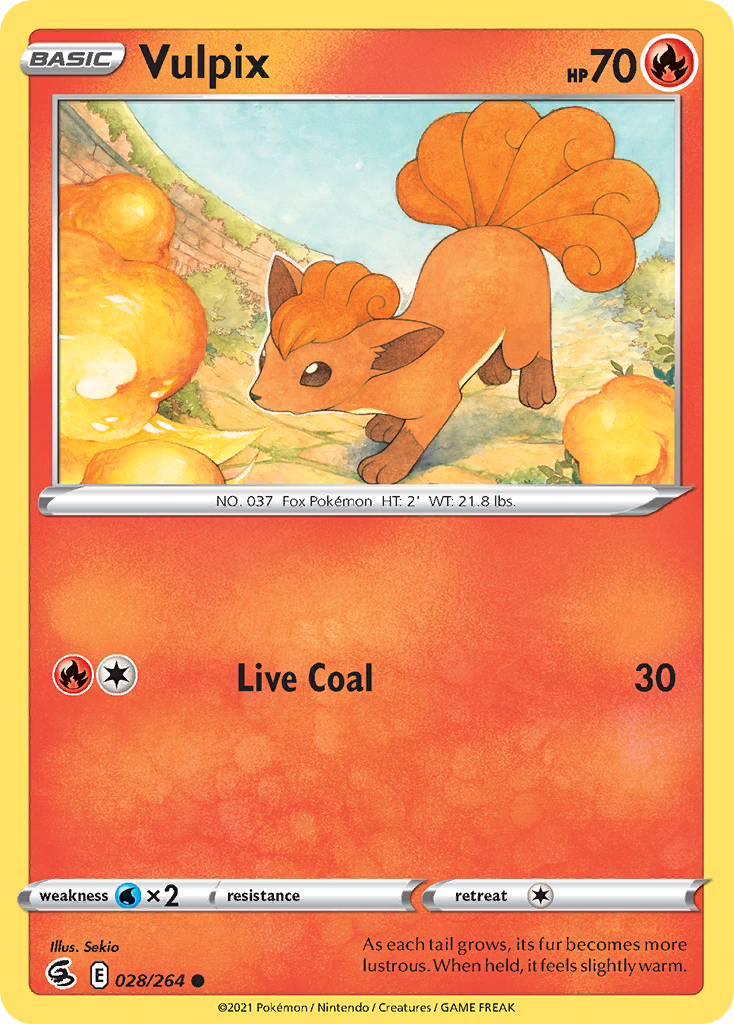 Vulpix card