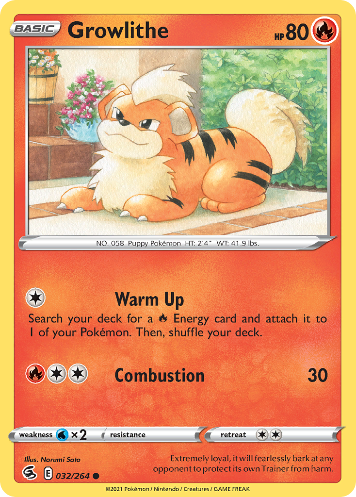 Growlithe card