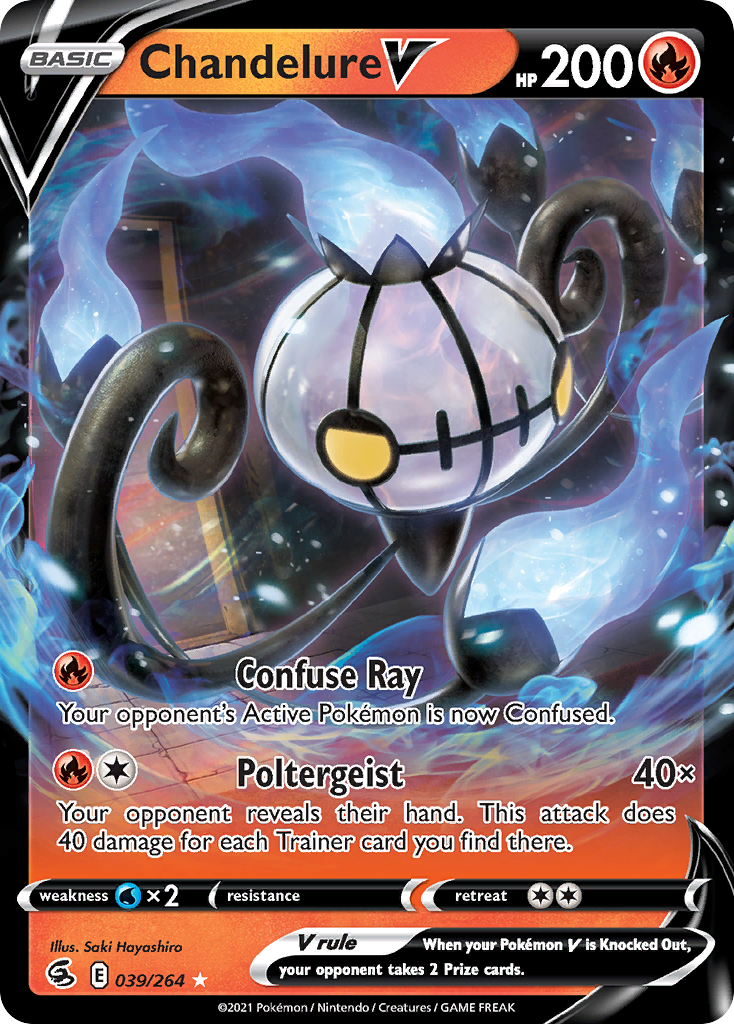 Chandelure V card