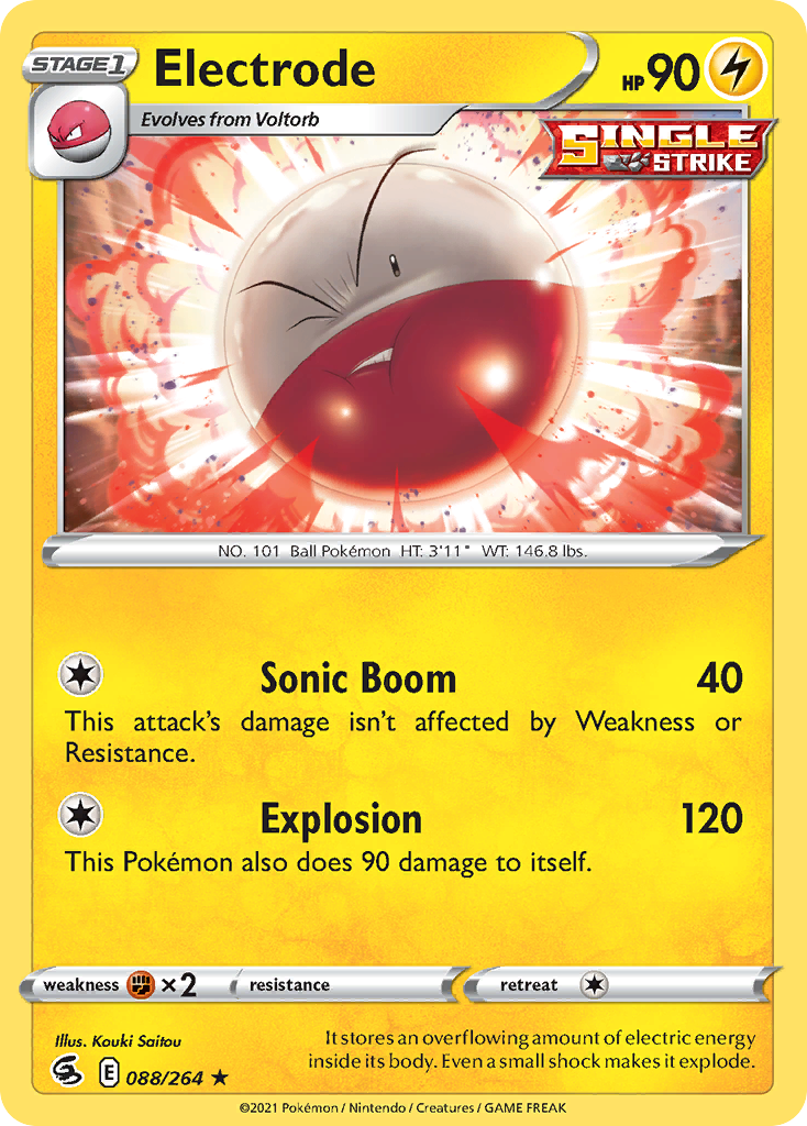 Electrode card