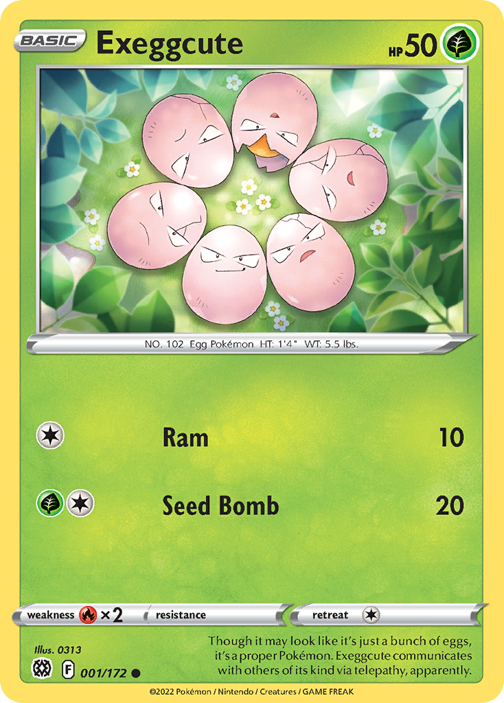 Exeggcute card