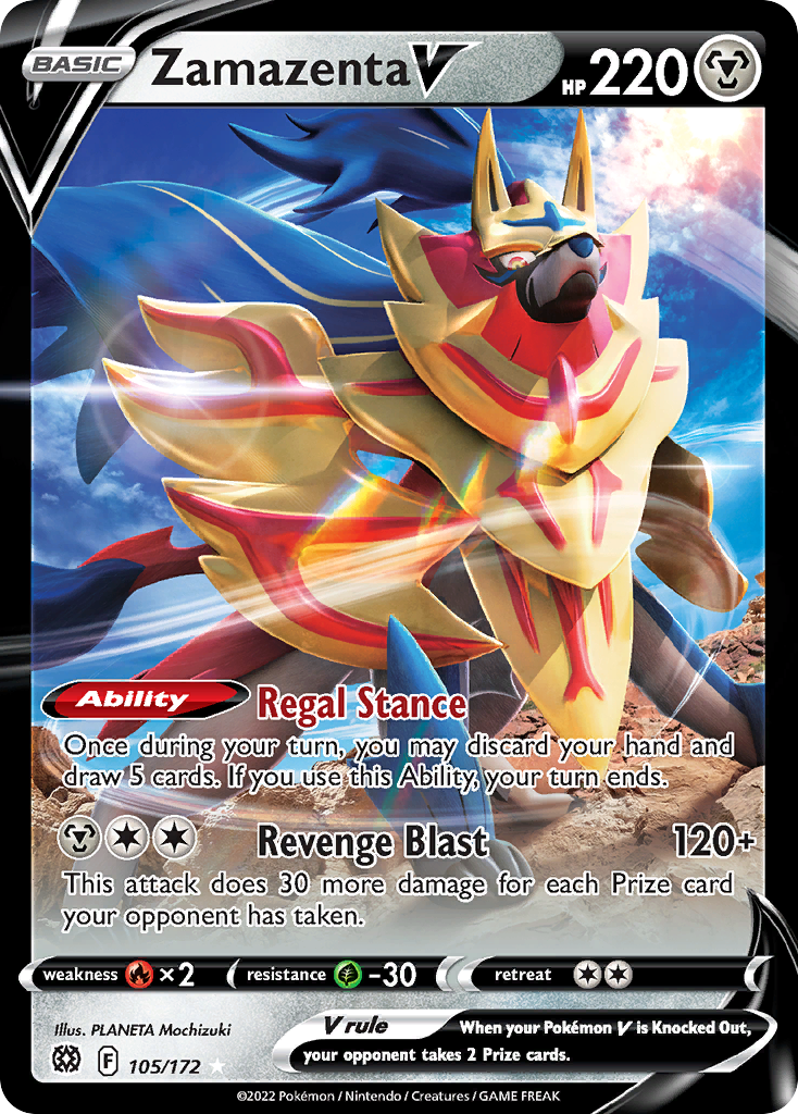 Zamazenta V card