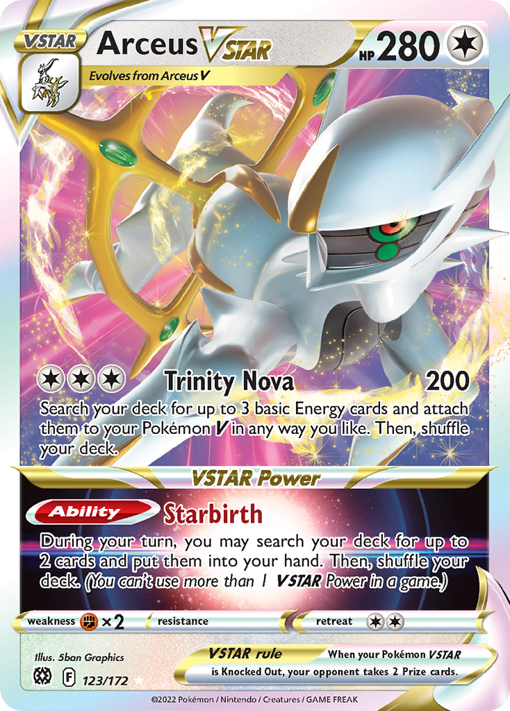 Arceus VSTAR card