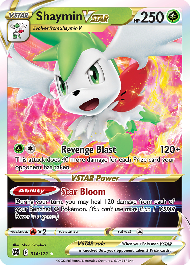 Shaymin VSTAR card