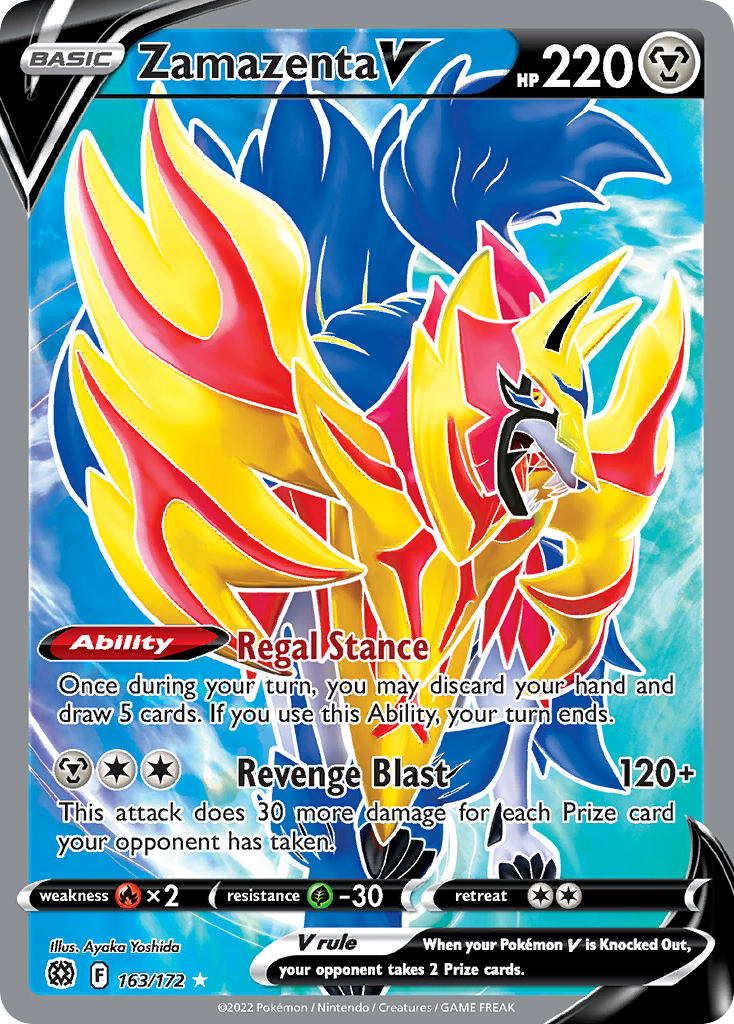 Zamazenta V card