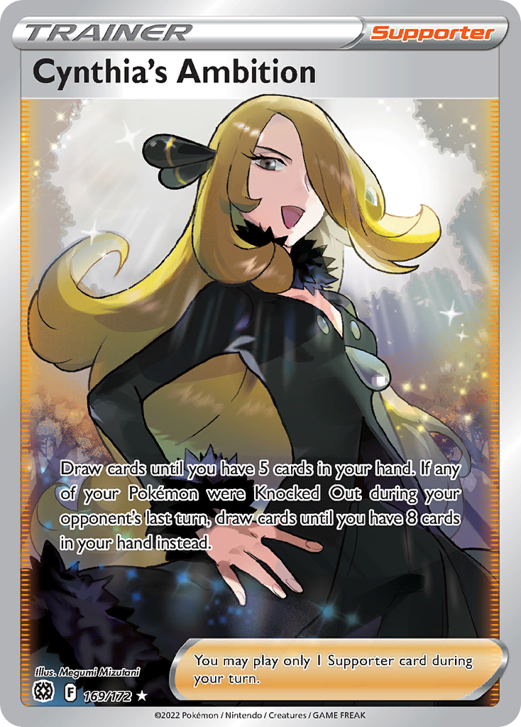 Cynthia's Ambition card