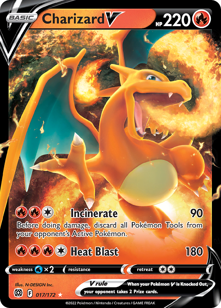 Charizard V card