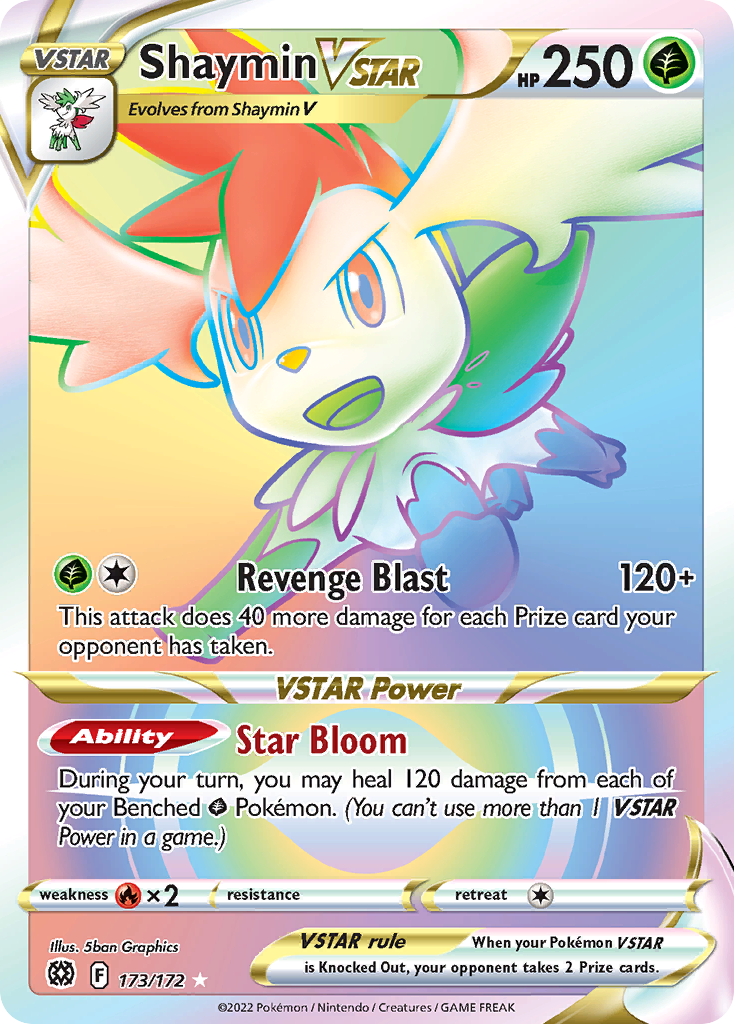 Shaymin VSTAR card