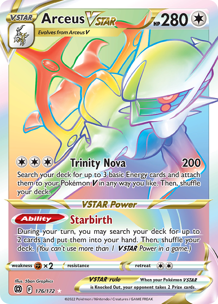 Arceus VSTAR card