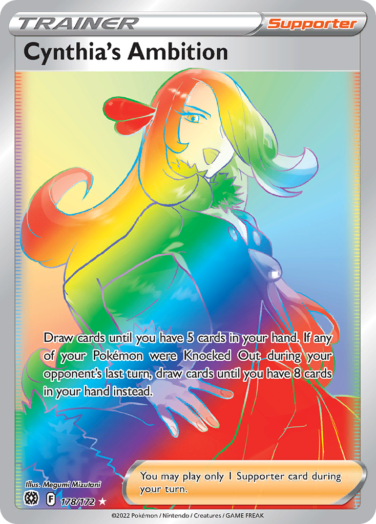 Cynthia's Ambition card