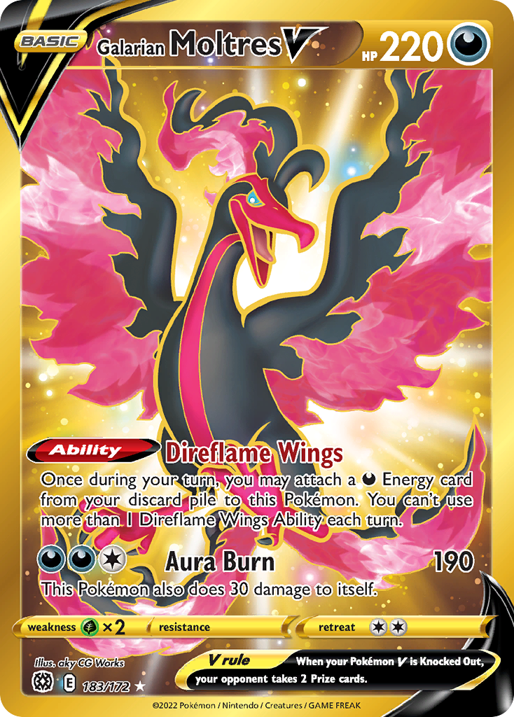 Galarian Moltres V card