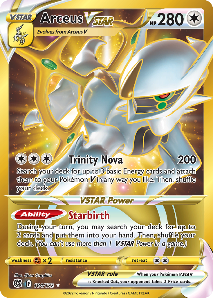 Arceus VSTAR card