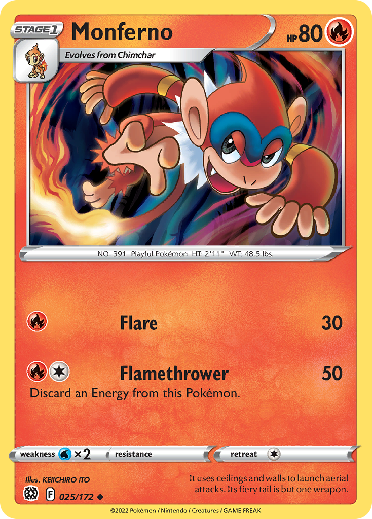 Monferno card