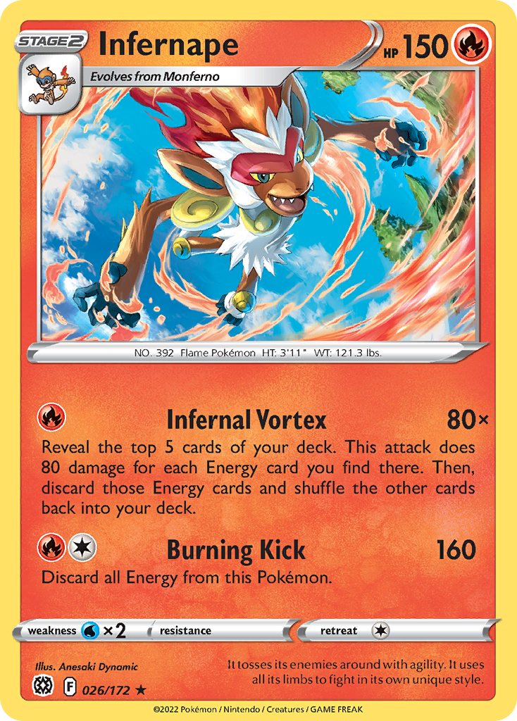 Infernape card