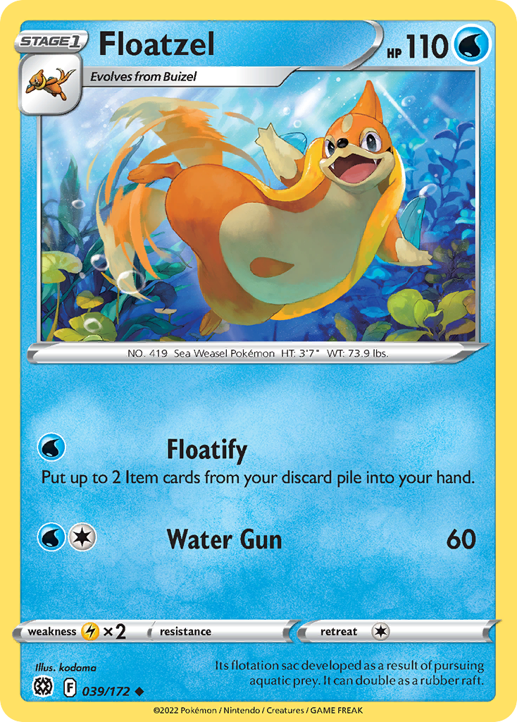 Floatzel card