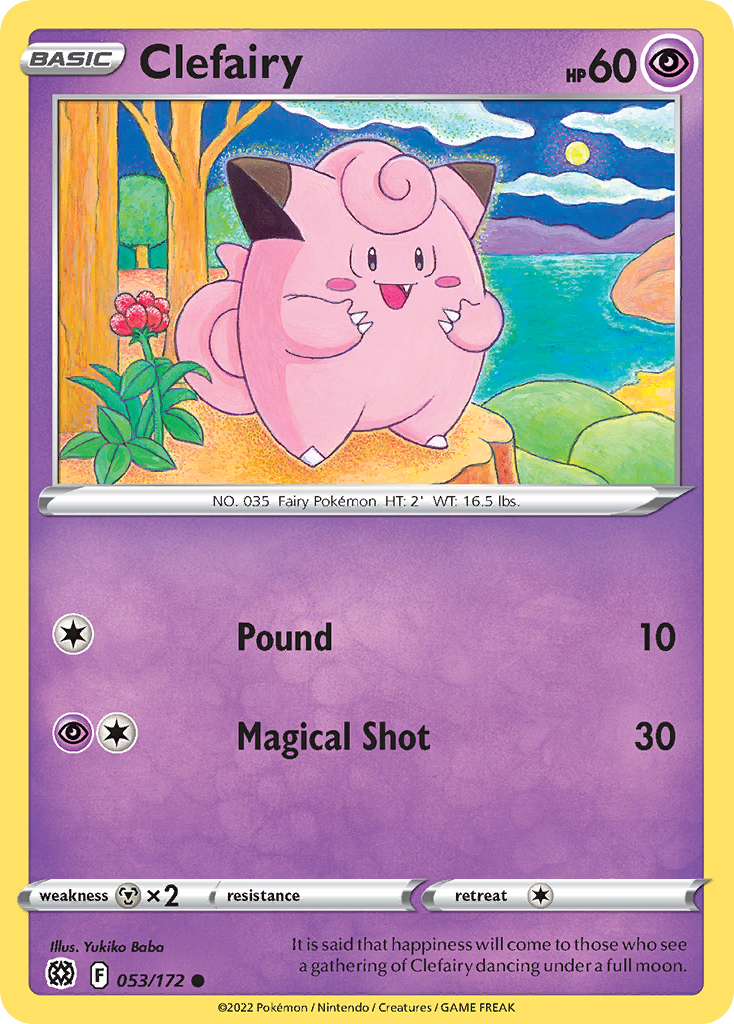 Clefairy card