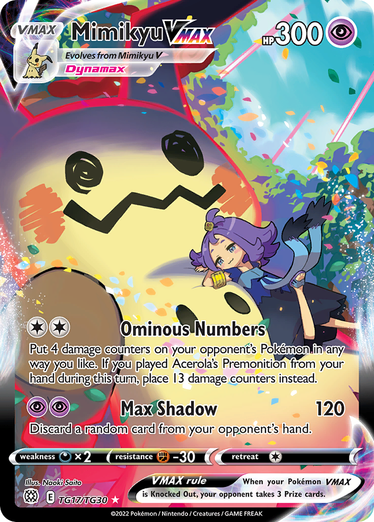 Mimikyu VMAX card