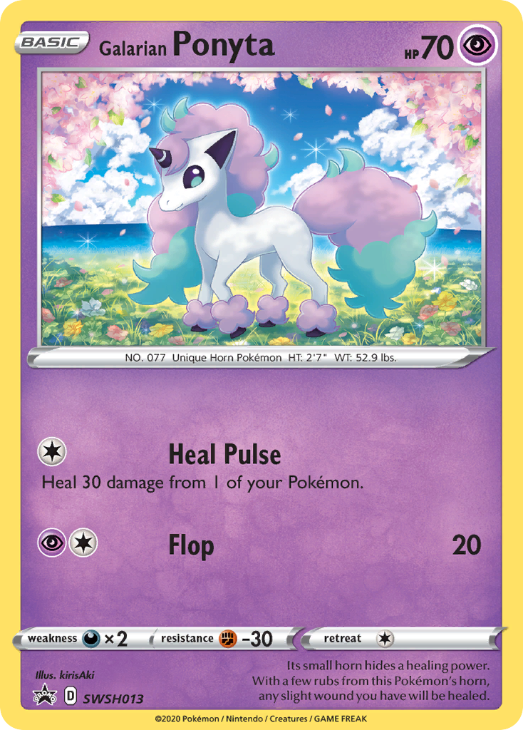 Galarian Ponyta card