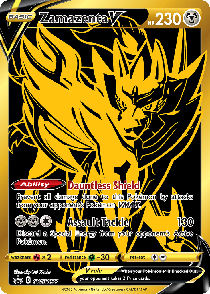 Zamazenta V card