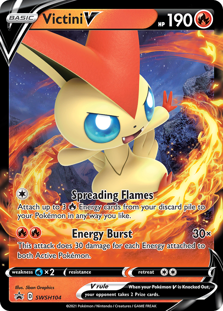 Victini V card