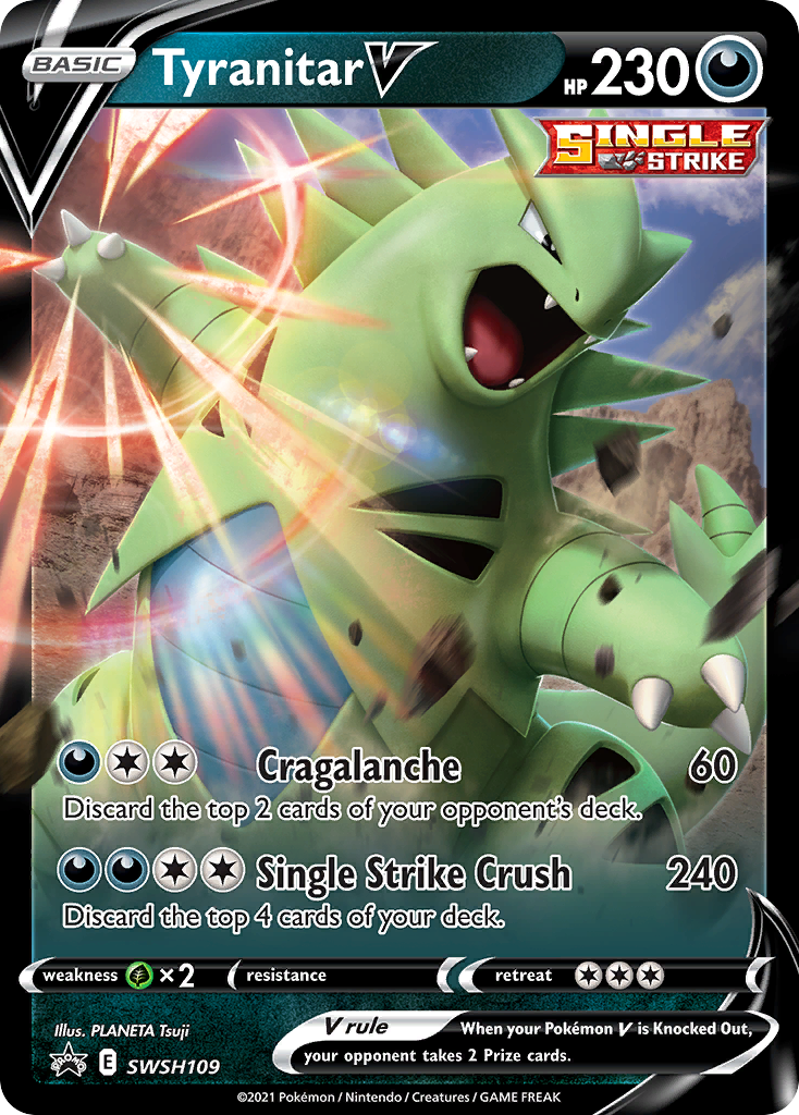 Tyranitar V card