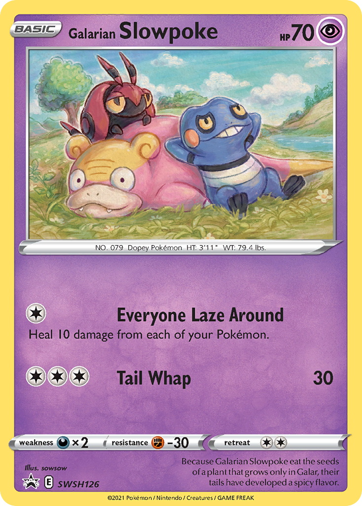 Galarian Slowpoke card