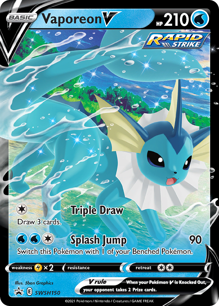 Vaporeon V card