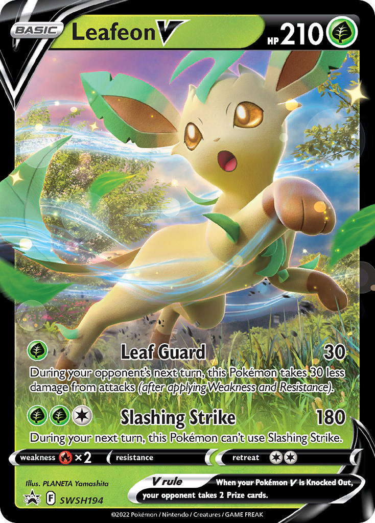 Leafeon V card