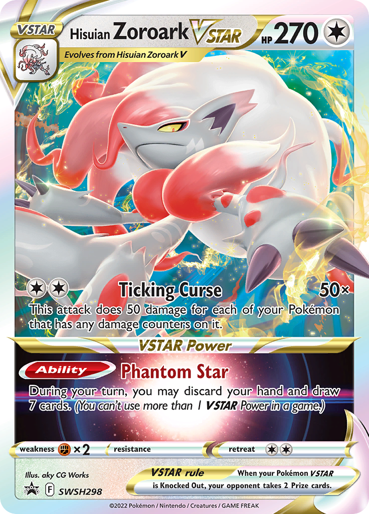 Hisuian Zoroark VSTAR card