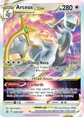 Arceus VSTAR card