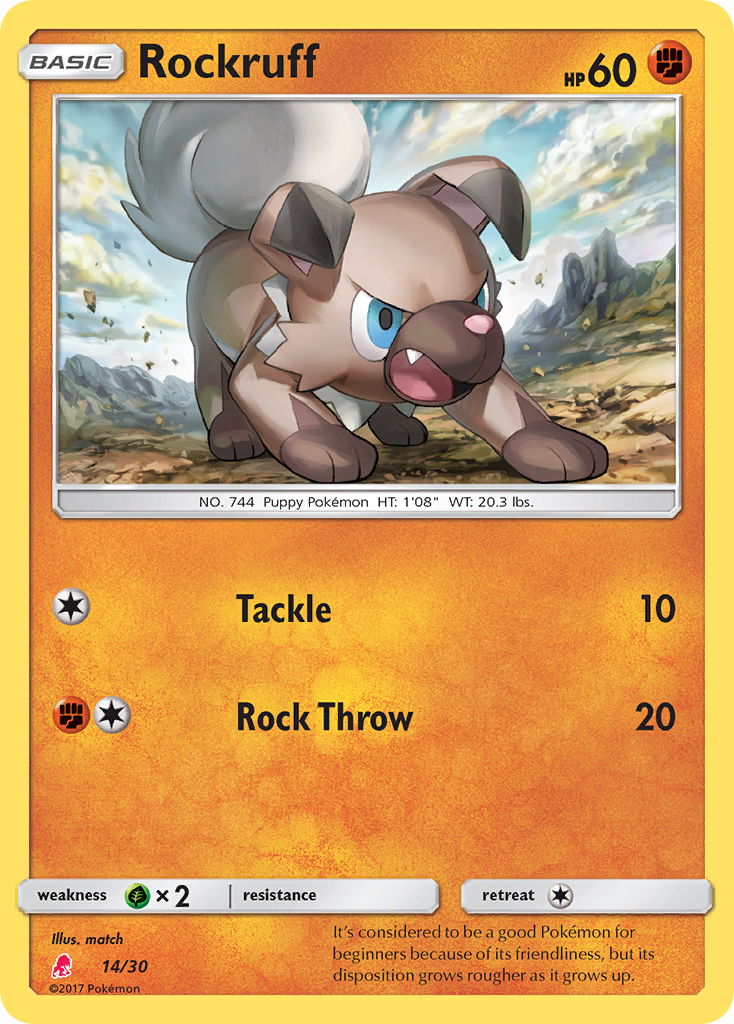 Rockruff card