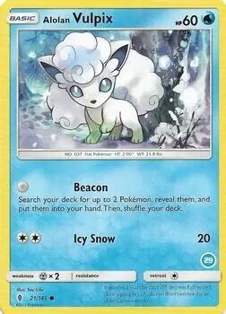 Alolan Vulpix card