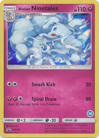 Alolan Ninetales card