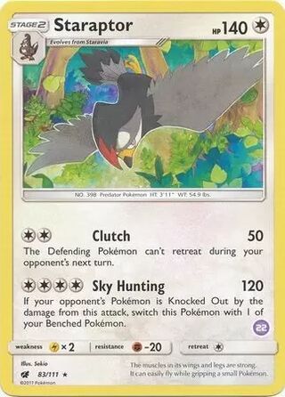 Staraptor card