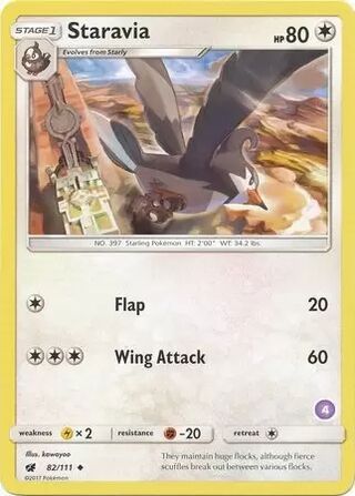 Staravia card