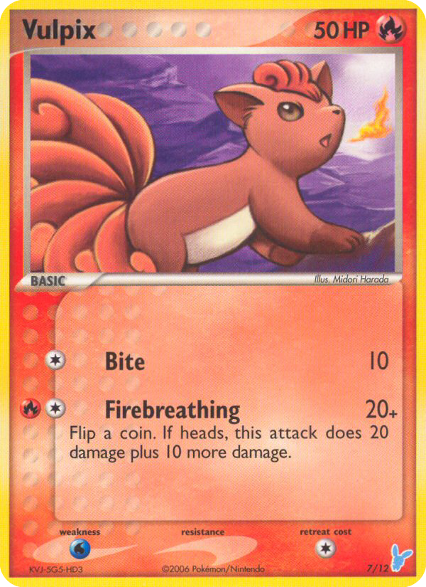 Vulpix card