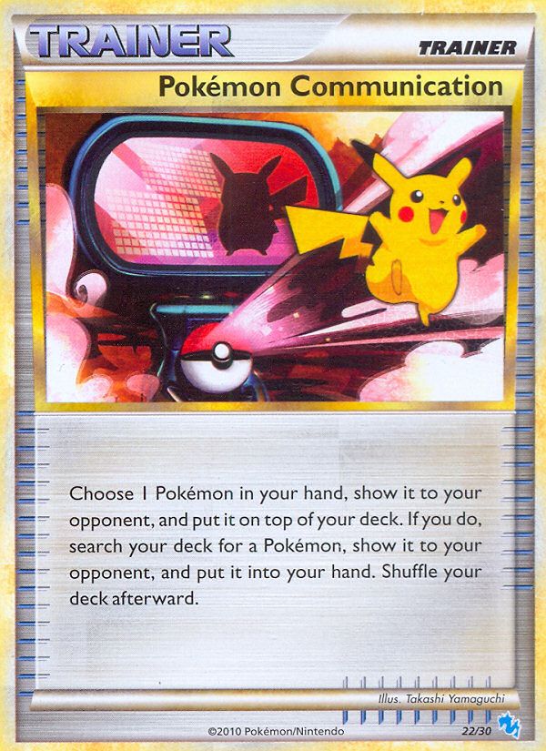 Pokémon Communication card