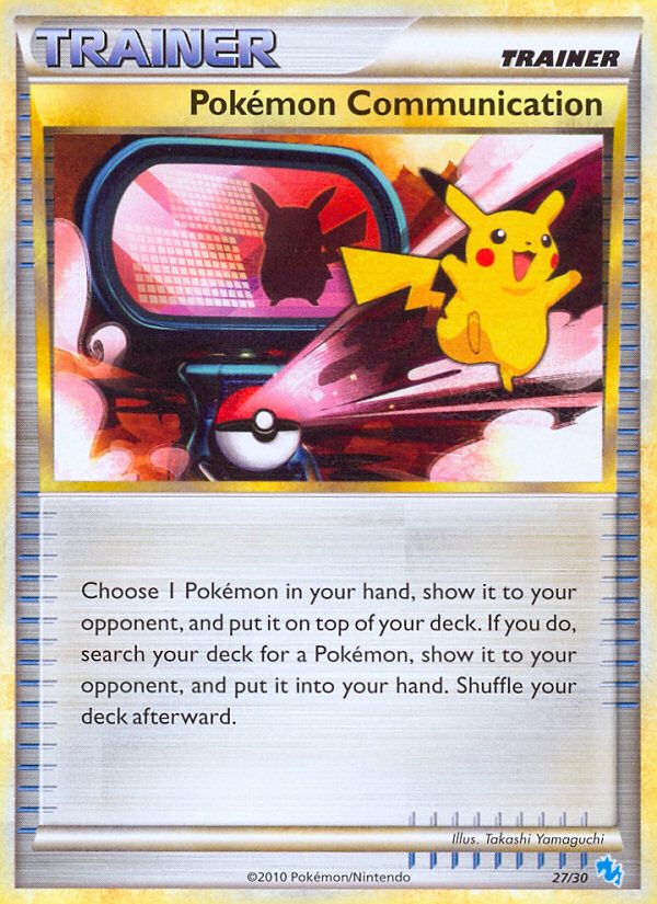 Pokémon Communication card